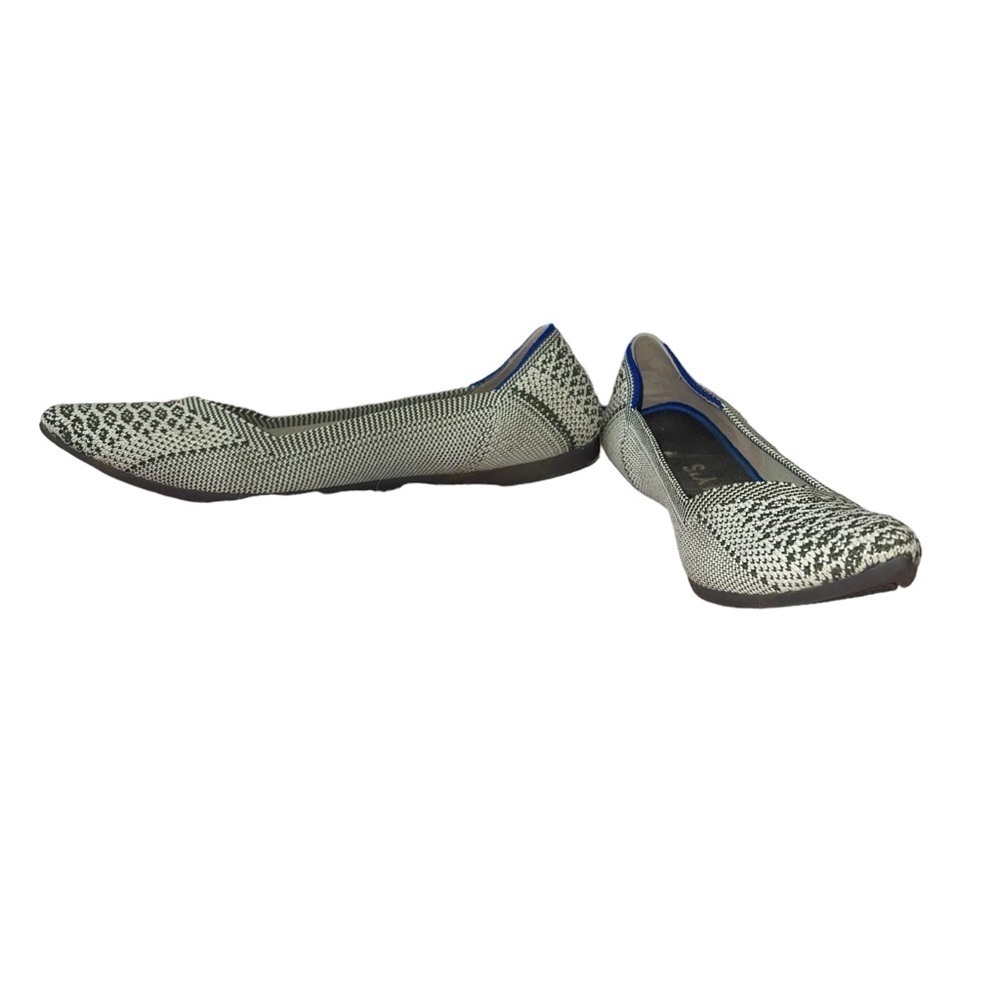 Rothy's Pistachio Python pointed toe flats. RARE- retired. Size W6 GUC - Picture 11 of 14
